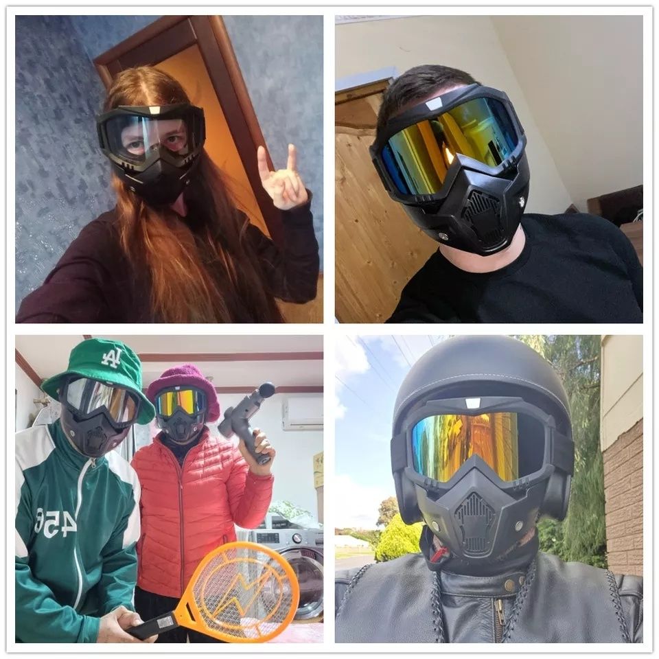 Mască moto, ski, snowboard, atv, paintball
