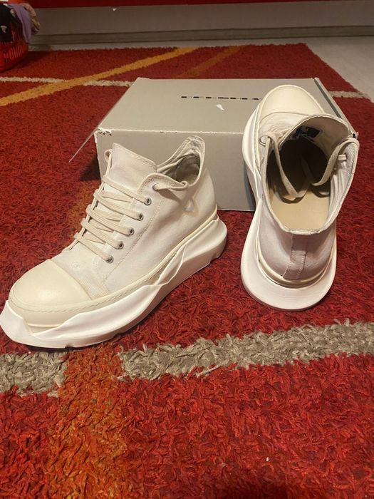 Papuci Rick Owens Abstract Low White