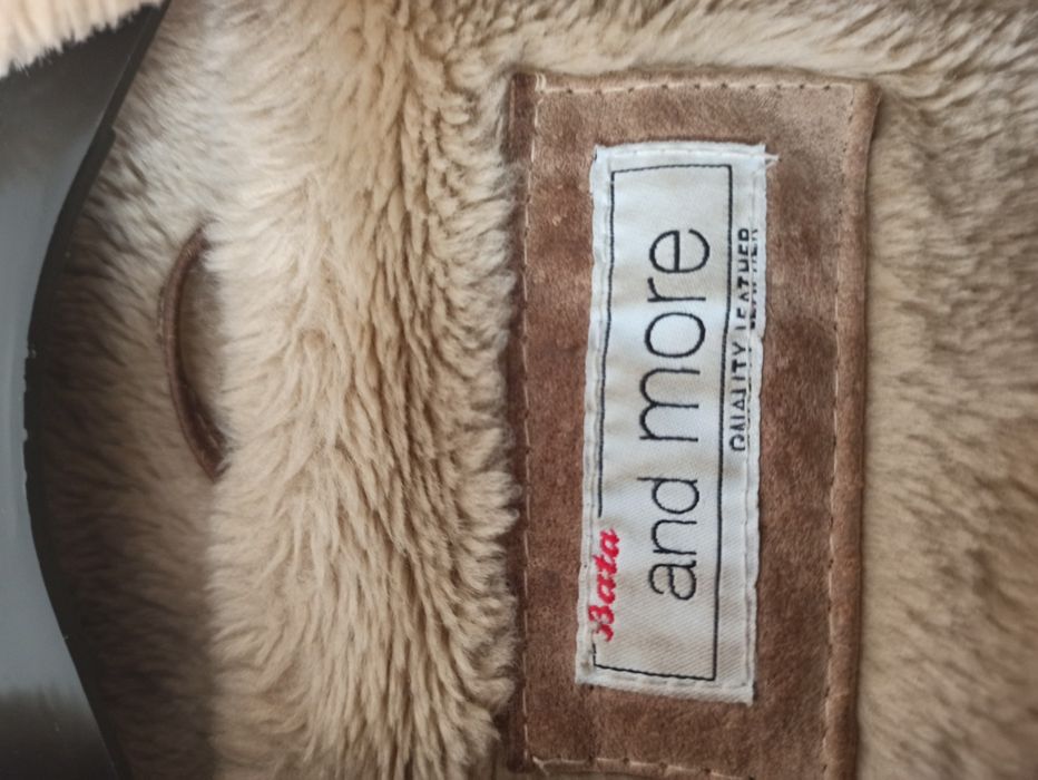 Geacă din piele, îmblănită, unisex Top Gun