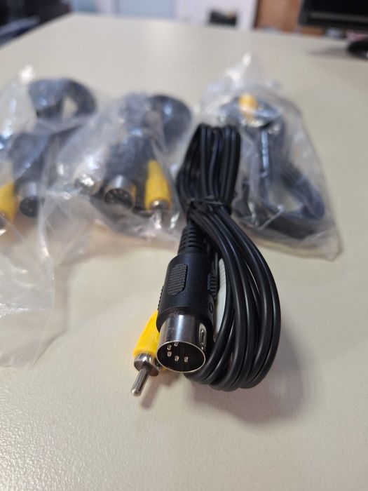 1.8m AV Audio Video Cable for SEGA Mega Drive Genesis 1