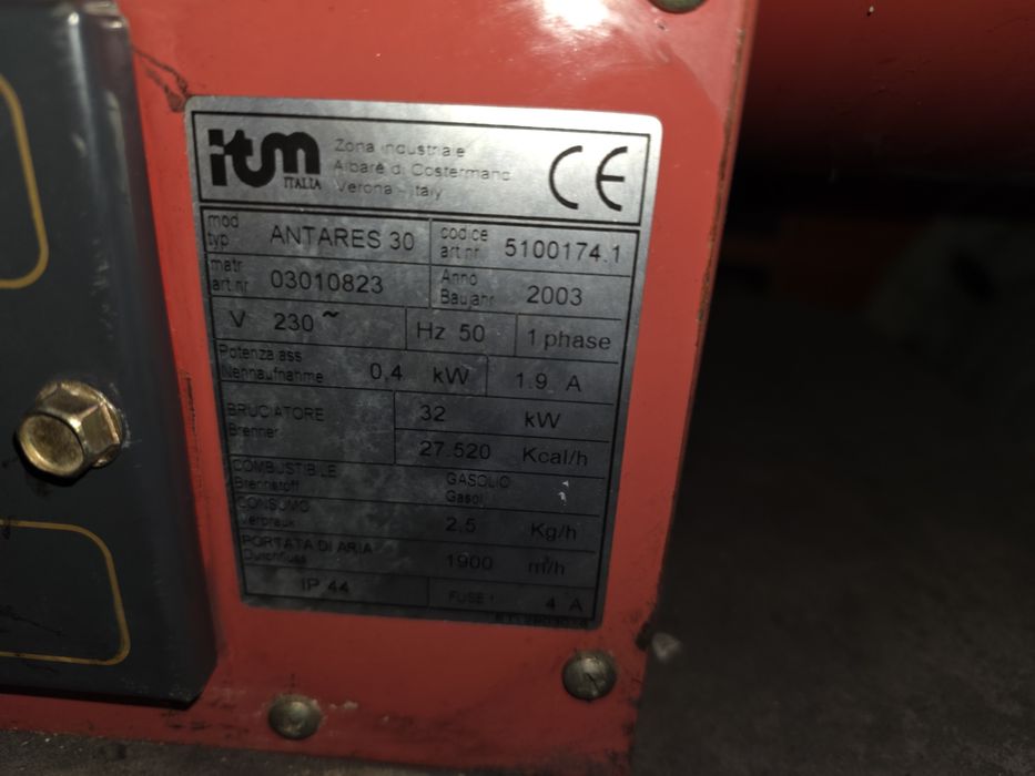 Tun (generator caldura) motorina Antares 30