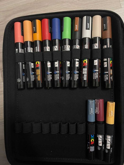 Set Markere Posca In Cutie Originala 26 bucati