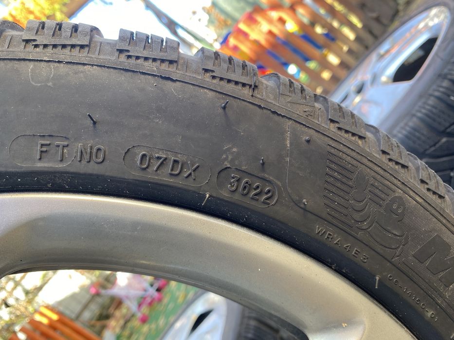 Set jante 215/45 R17 cu cauciucuri Michelin Alpin 6