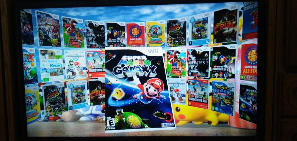 Vand nintendo wii modata, manete, stick 64gb, 30 jocuri - Mario, Zelda