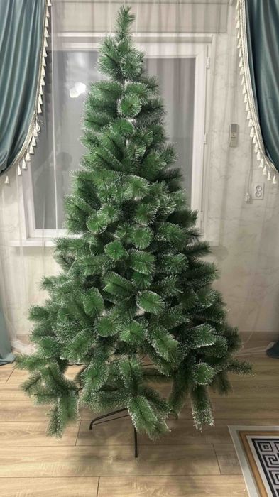 ёлочка со снегом для нового года 180 см
