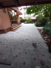 Fabricam pavaje si pavele din beton pentru zone rezidențiale manopera