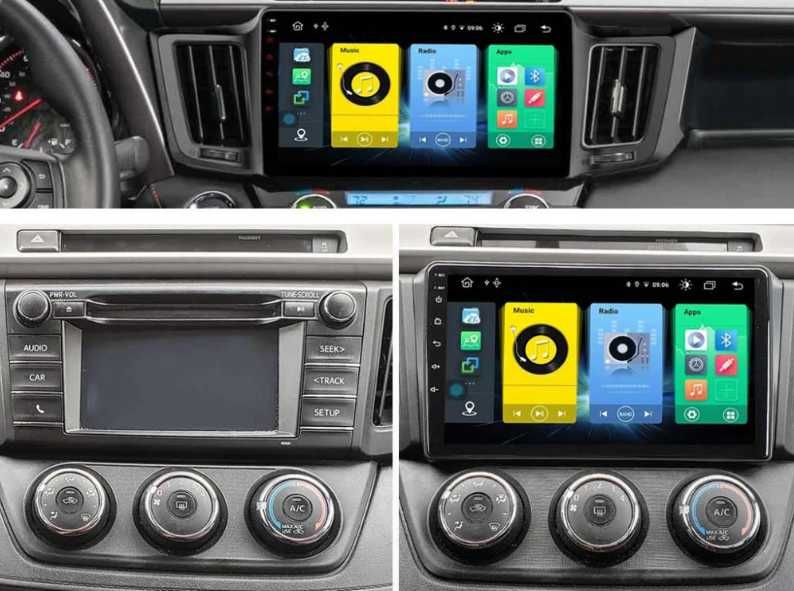 9-инчова мултимедия за TOYOTA RAV4 (2013–2018) + Подарък камера