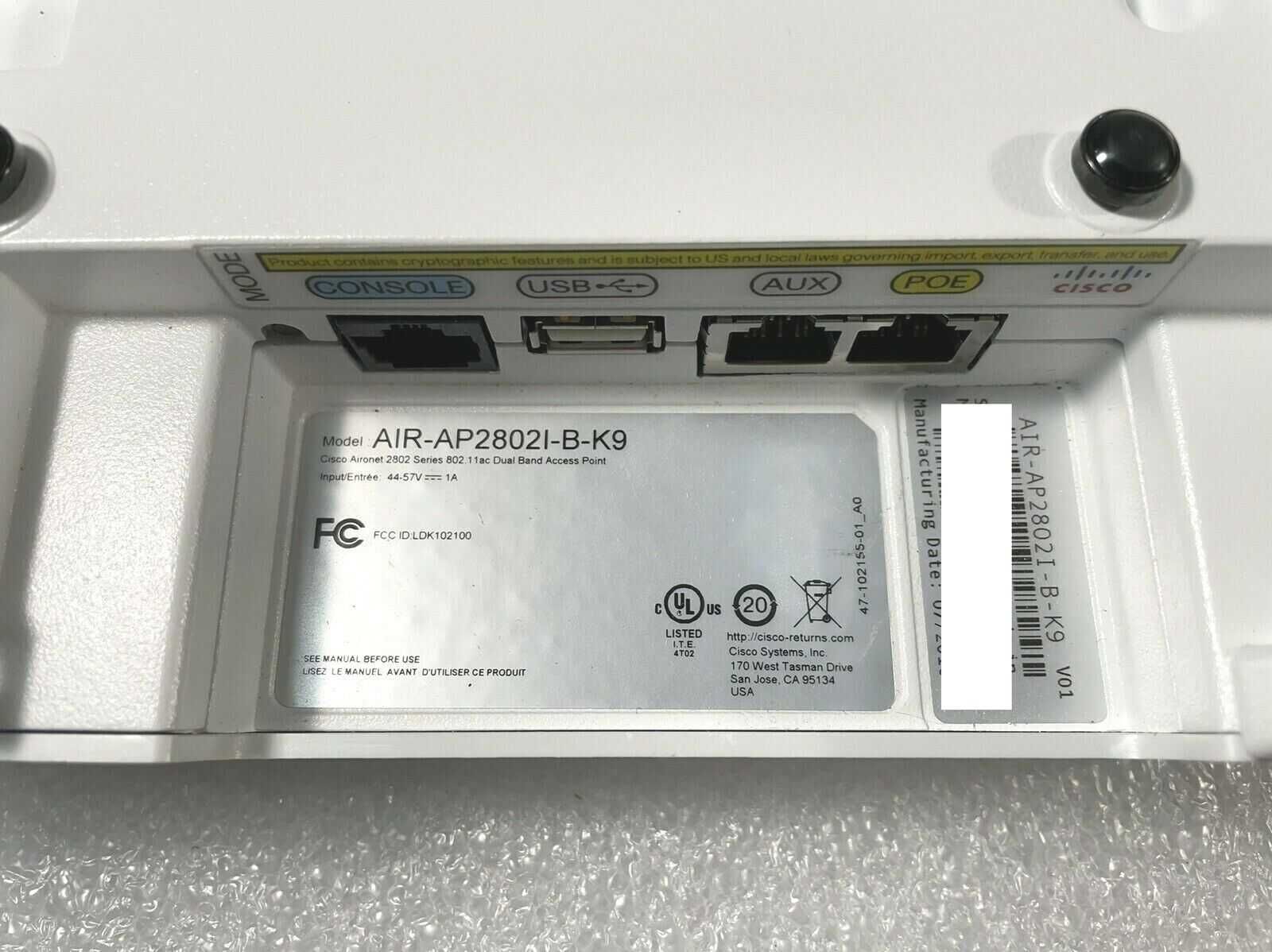 Cisco AIR-AP2802I-E-K9