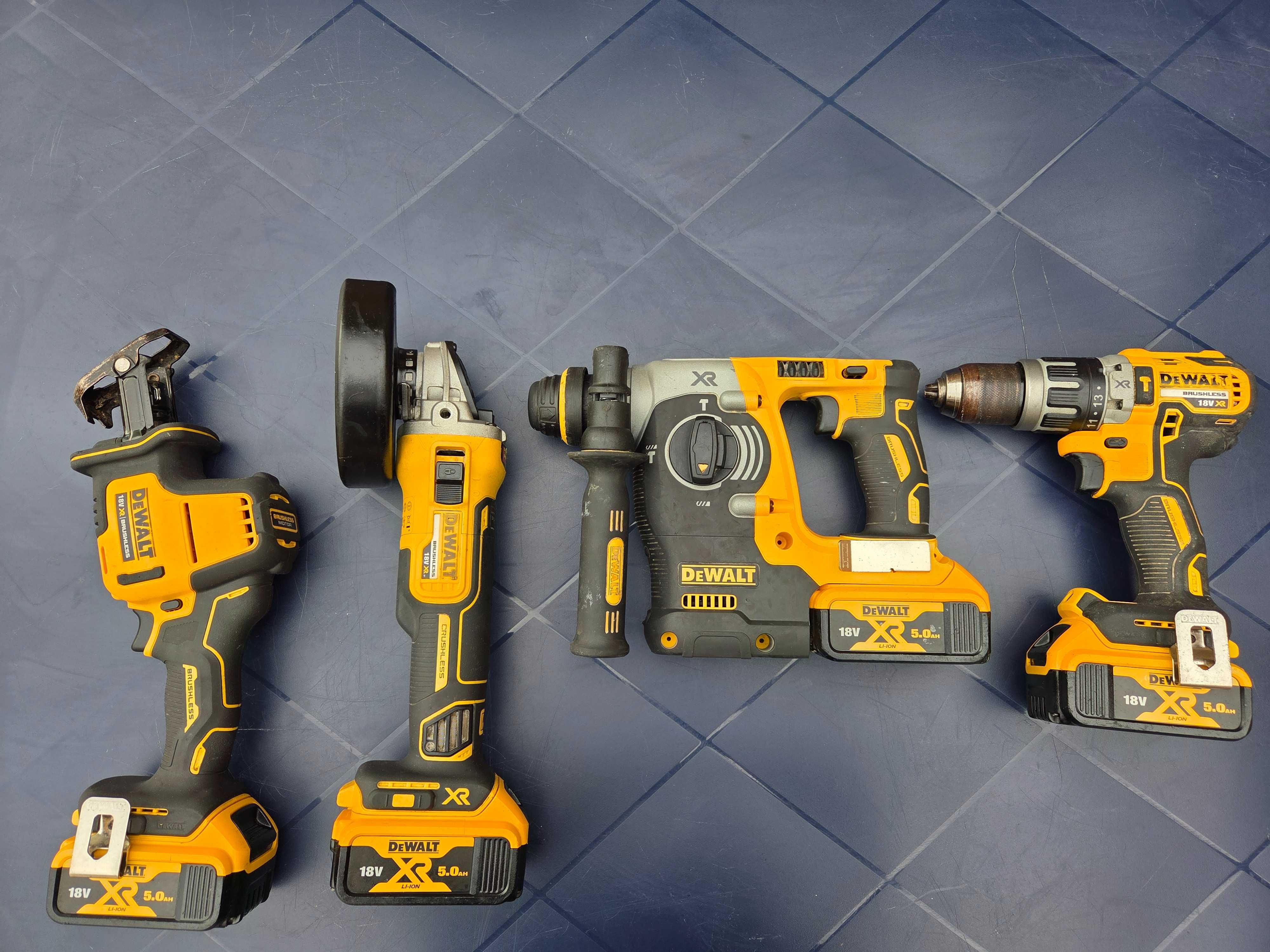 DeWalt 18V XR - Саблен трион, Ъглошлайф, Перфоратор, винтоверт ТОП