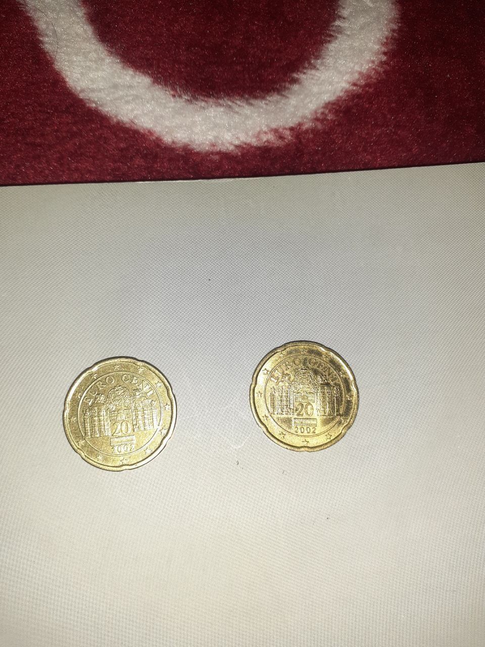 Monede euro diverse cupiuri și 2 New pence 1971