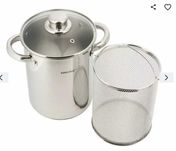 Тенджера  Kinghoff KH 3325, 16 см, 4.2 литра, Кошница, Индукция, Инокс