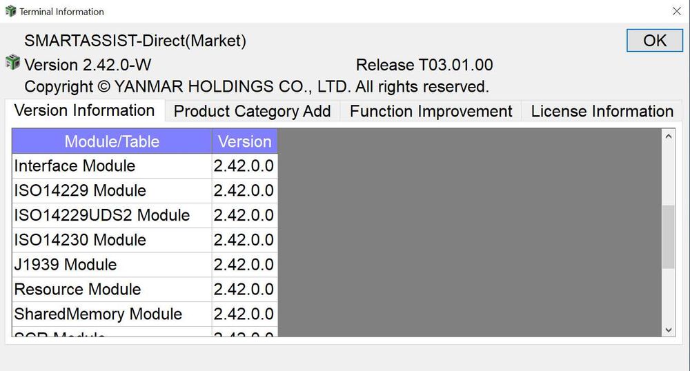 Tester/Diagnoza Dedicata YANMAR excavatoare, tractoare, barci, agricol
