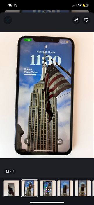 Iphone XS Max 100% akb