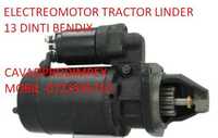 Electromotor cu reductor P=3.2kw ptr tractor Linder 350-10,11,13 dinti
