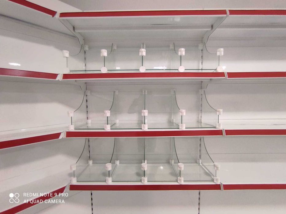 Полки стеллажи витрины торговое оборудование для магазина г. Актау