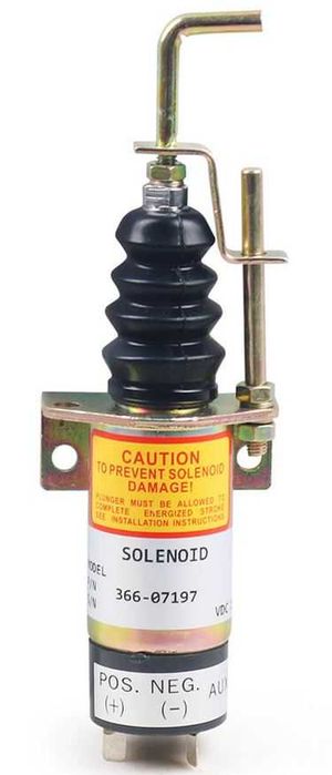 Соленоид магнитен винтил за дизелов мотор агрегат Lister Petter НОВО!!