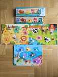 Vand lot 4 puzzle-uri din lemn