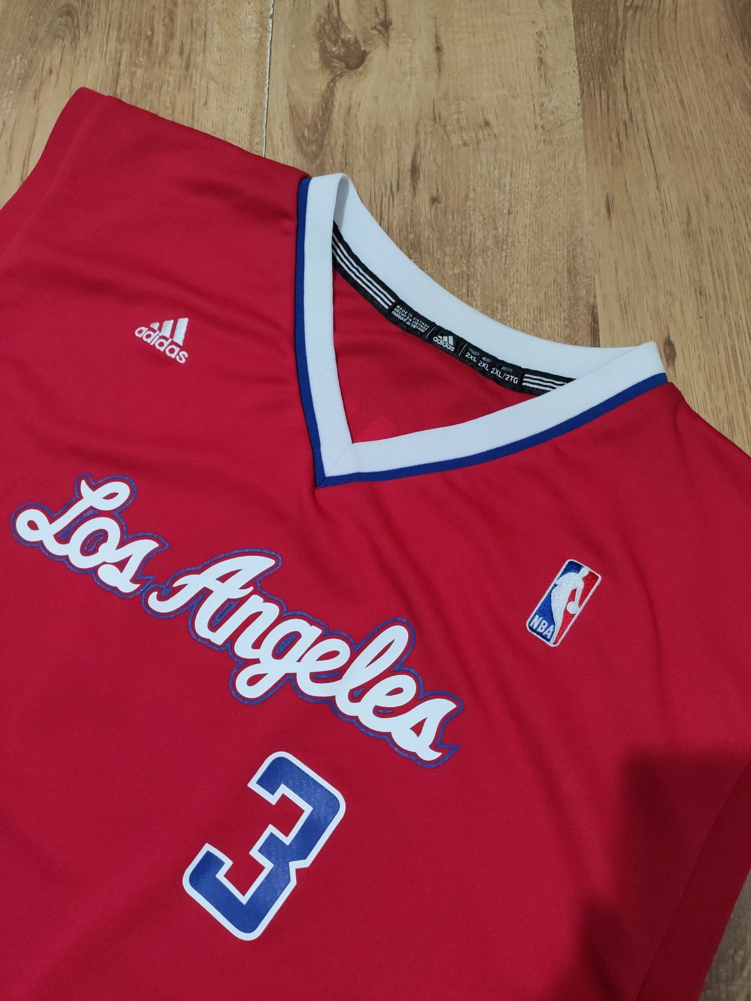 Maiou Adidas NBA Los Angeles Clippers 3 Paul mărimea XXL