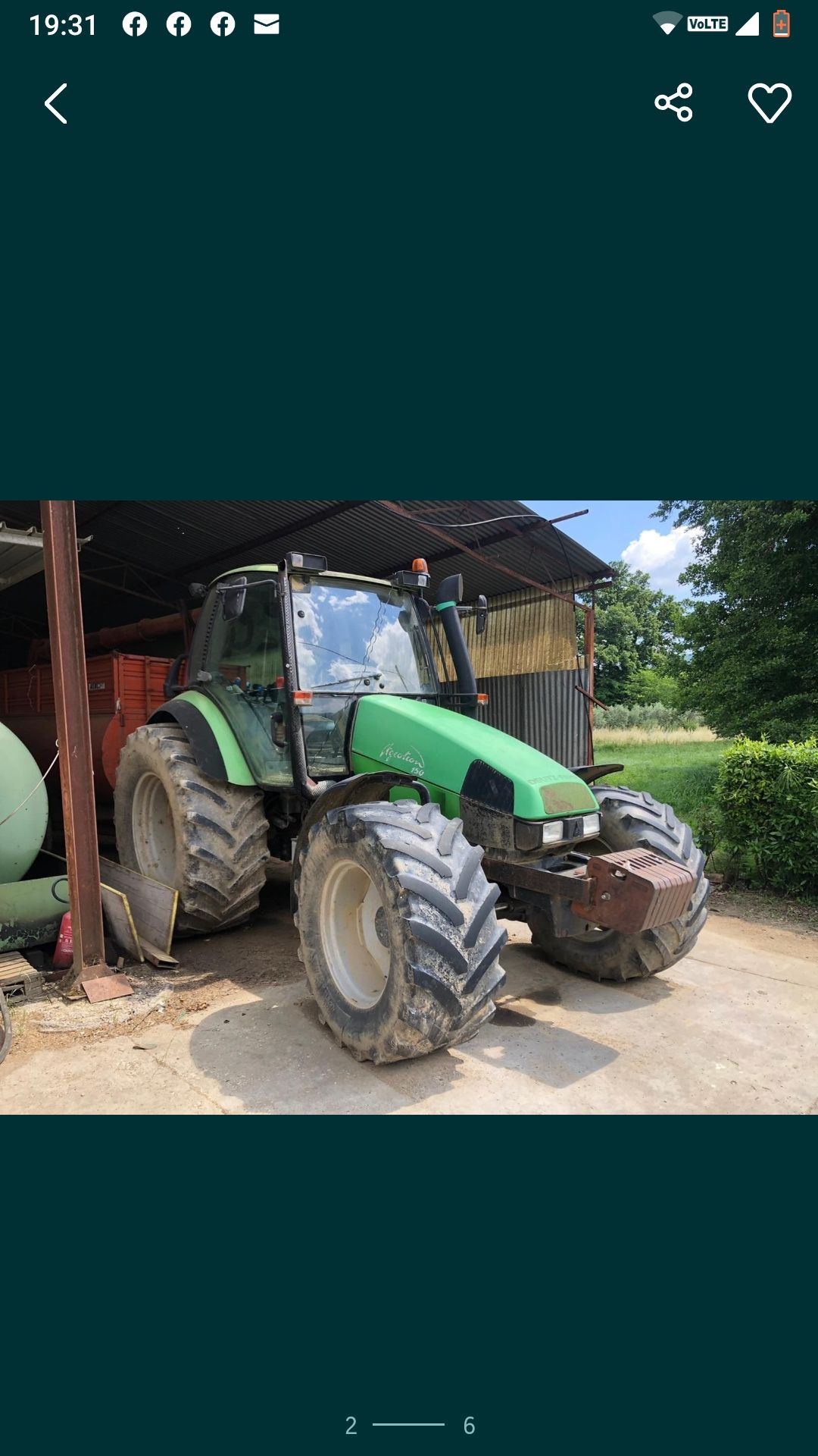 Tractor Deutz Agroton 150