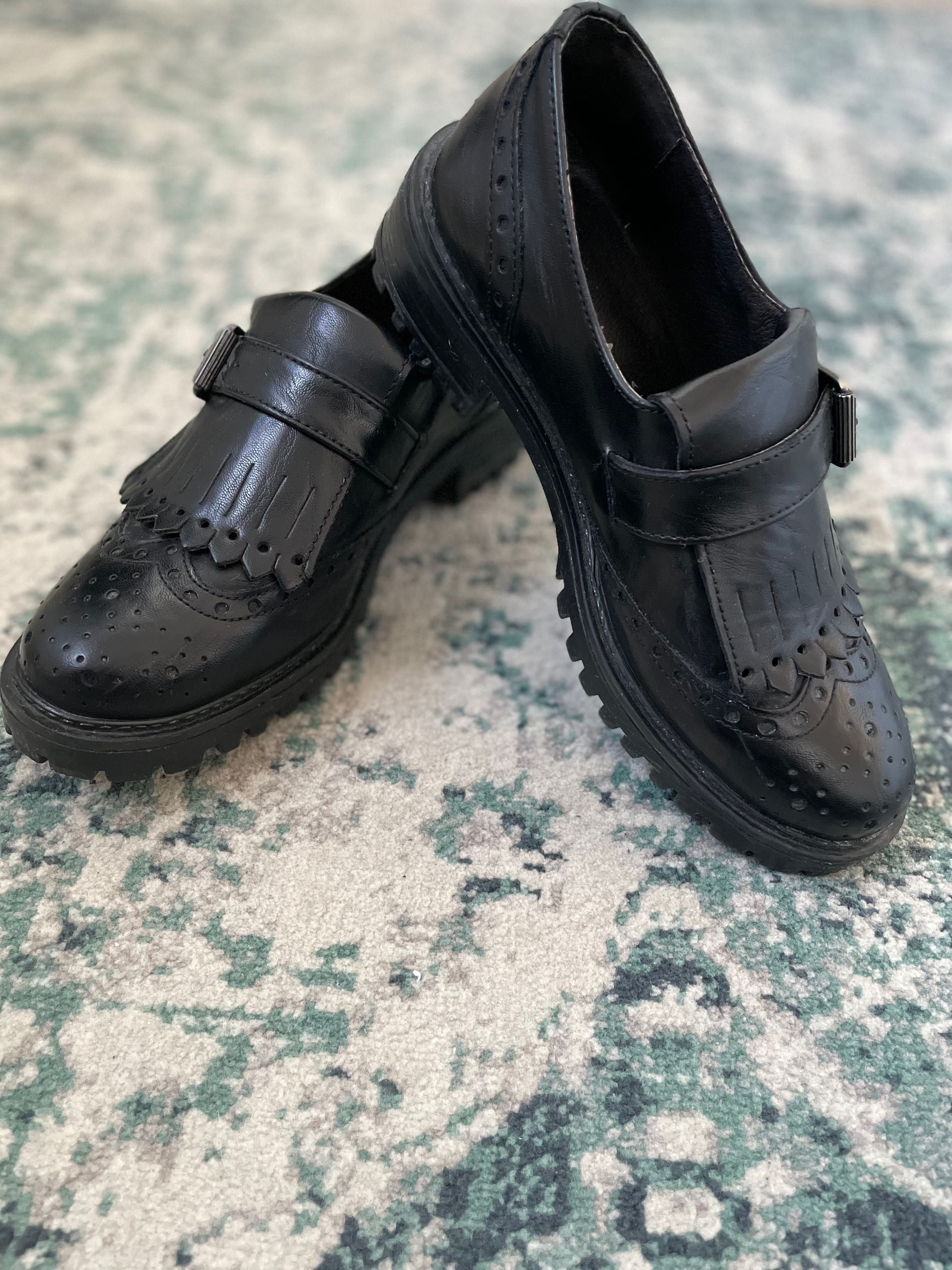 Pantofi vintage negri