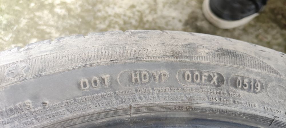 Michelin 245/45/r19 runflat