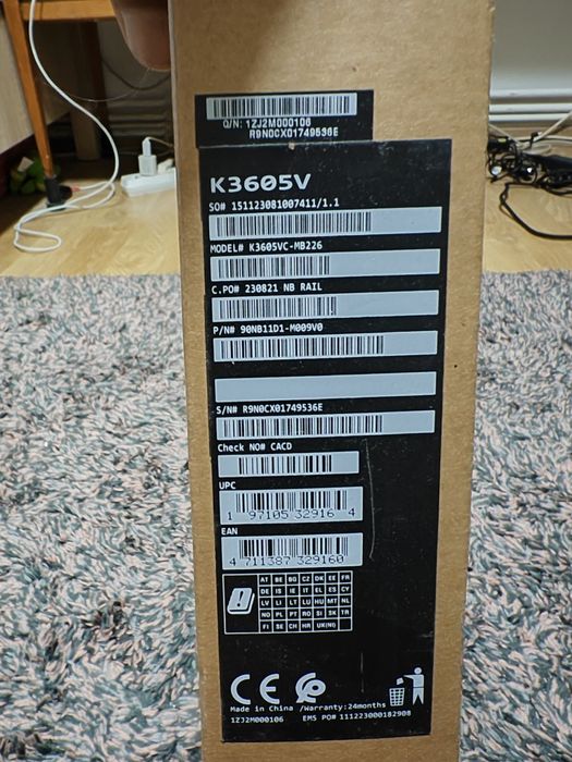 Asus VivoBook 16 i5-13500H  RTX 3050  ca nou