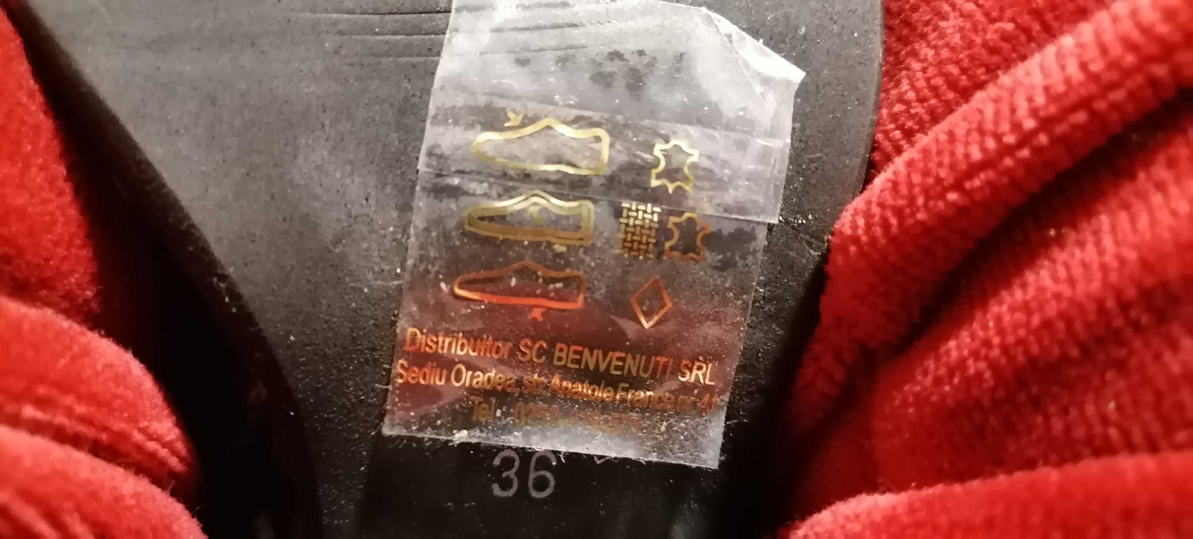 Cizme NOi, piele lacuita-inalte, 36 deosebite