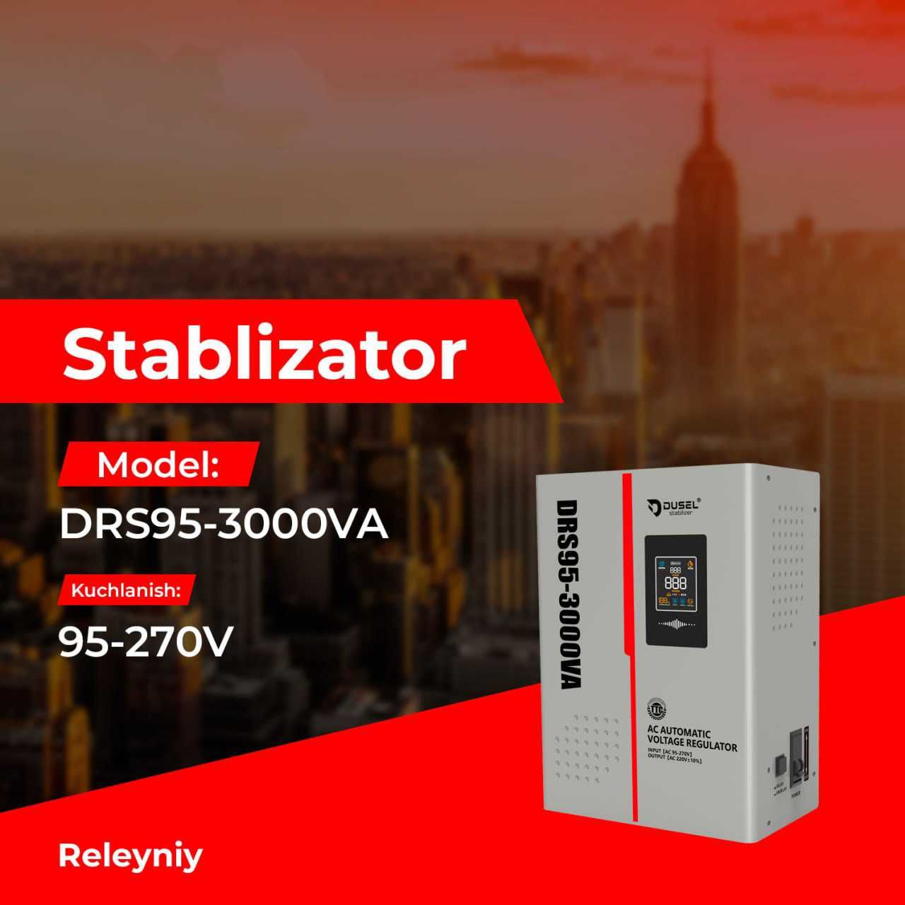 Стабилизатор от 500VA до 3000VA / Stabilizator 500va dan 3000VA gacha