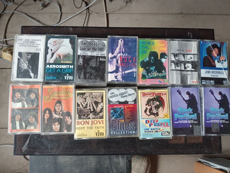 Lot casete audio rock