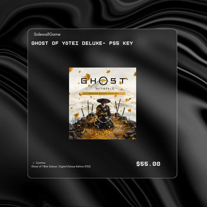 Ghost of Yōtei activation key Ps5