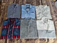 Стилни мъжки ризи |  Slim fit M-размер