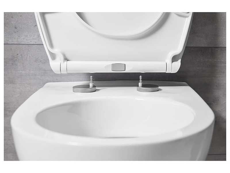 НОВА! Седалка за тоалетна чиния плавно затваряне Easy-Click