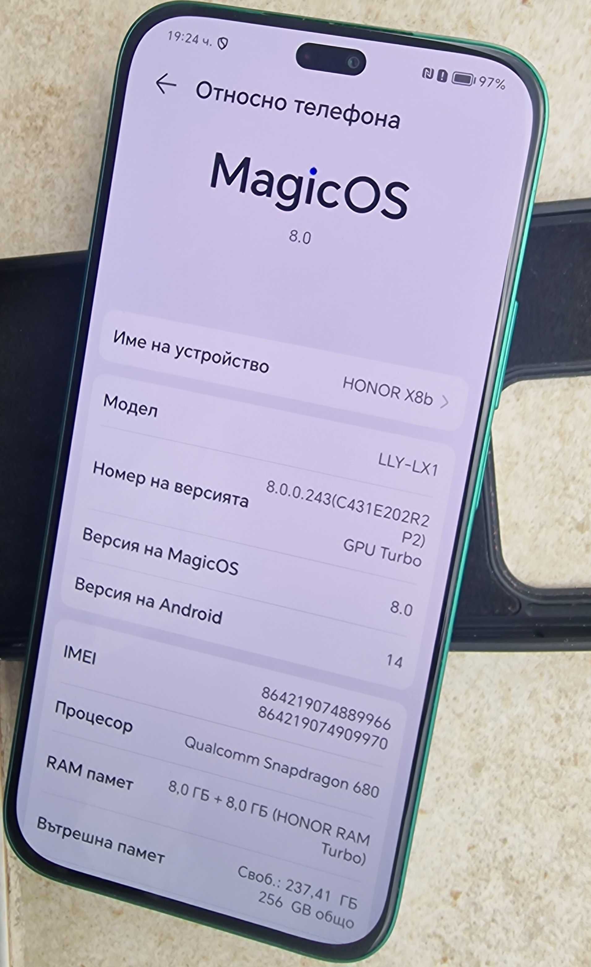 HONOR X8b 8/256GB отличен