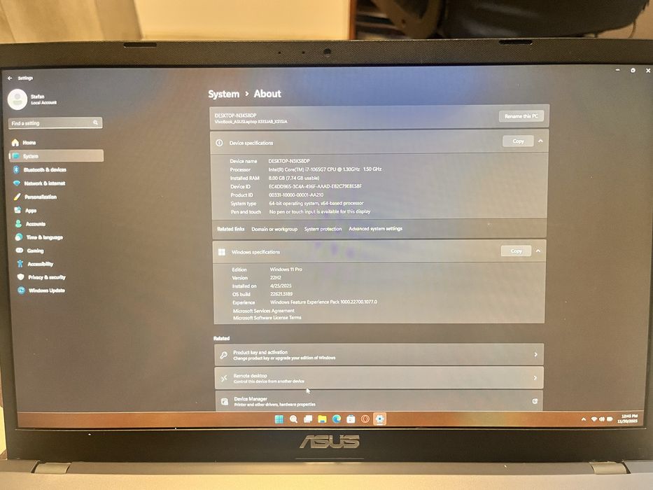 Asusvivobook X515JA + cooler