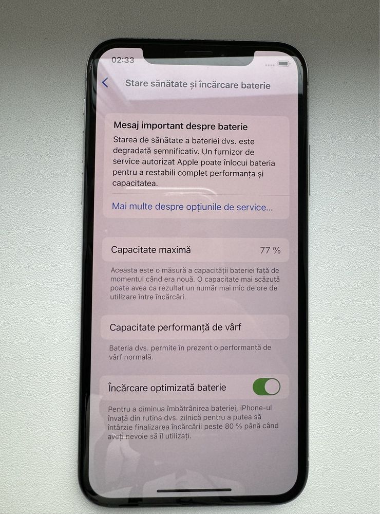 Iphone x 256gb stare excelenta