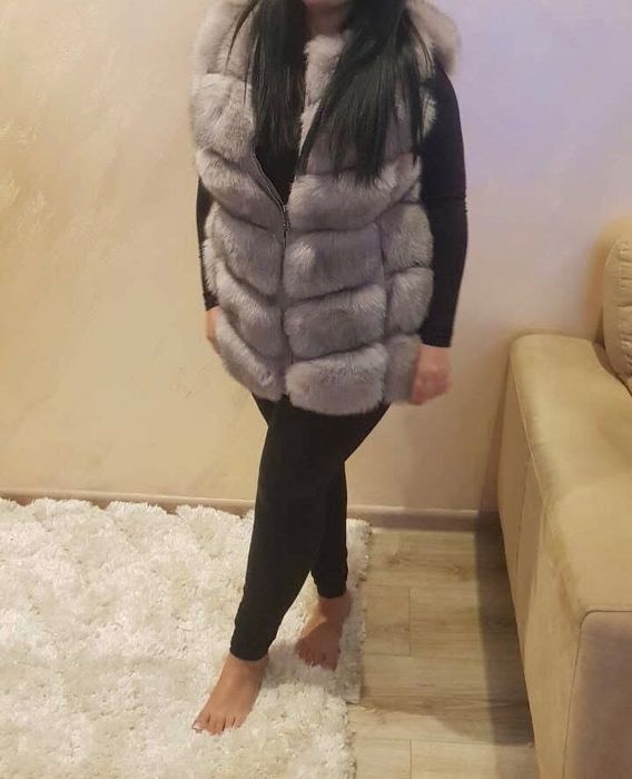 Елек естествен косъм от лисица