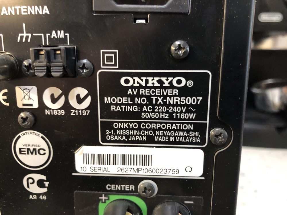 ТОП 25 кг Като нов Onkyo TX-NR5007