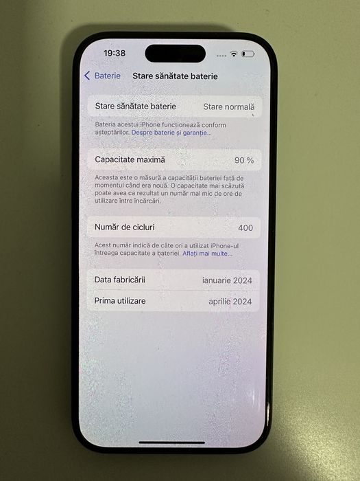 Ipone 15Pro 256 Gb stare perfecta!
