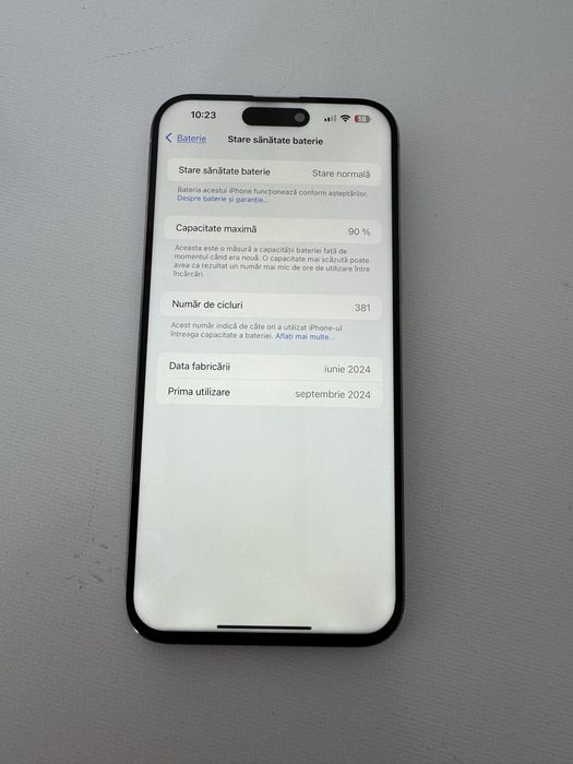 iPhone 15 pro Max silver ca nou