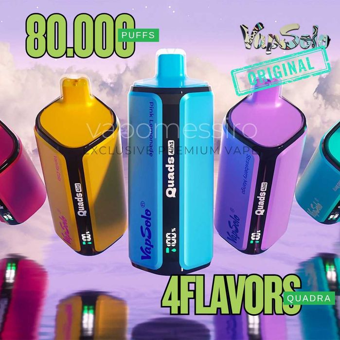 Vape Vapsolo Quads Premium Quality 4 in 1 cu 80.000 puffuri Magice!