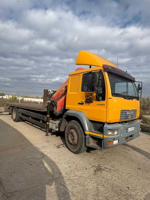 Camion MAN cu macara Palfinger 9501, 18285 LLC/2002