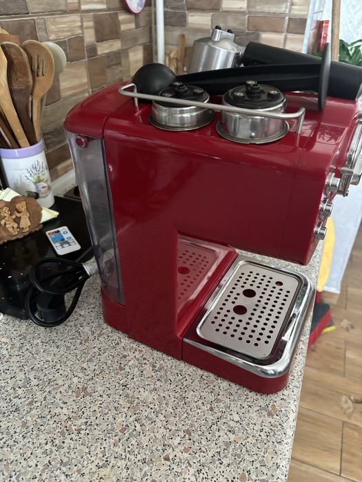 Espressor manual Myria MY-4052, 15 bar, 1100 W, culoare rosu