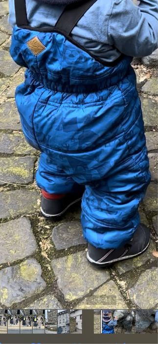 комбинезон (+ куртка) очень теплый, красивый от Zara на 1,2,3 года