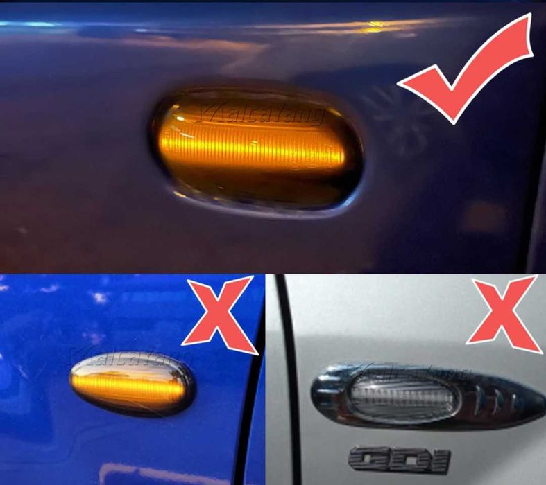 Динамични бягащи мигачи за калниците за Мицубиши Pajero Mitsubishi