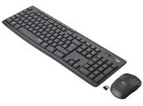Комплект безжична клавиатура с мишка Logitech MK295 (тихи)