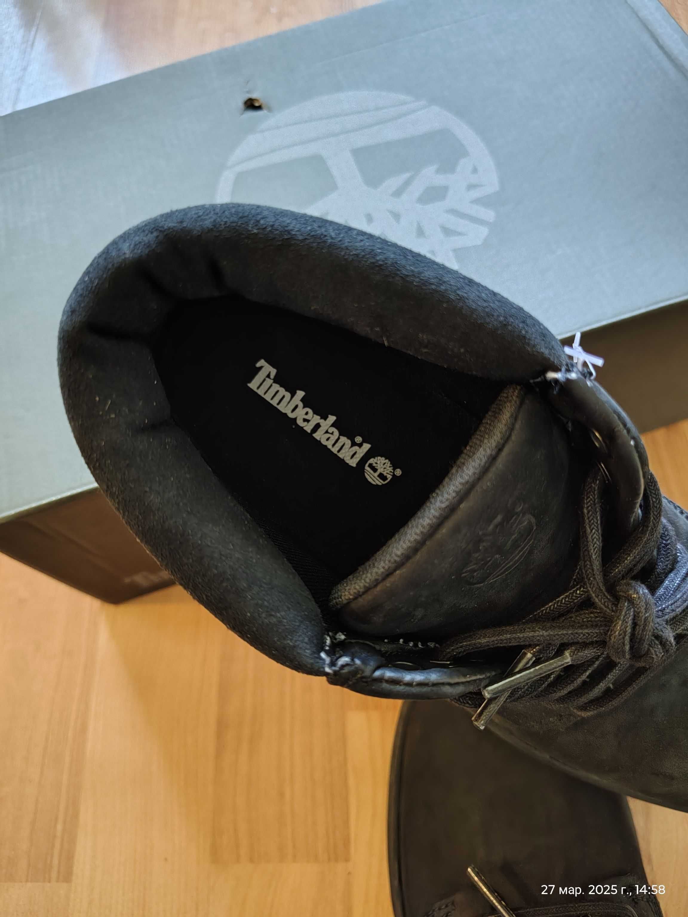 Ботинки Timberland (США),нубук,оригинал,графит,новые,р-р 41