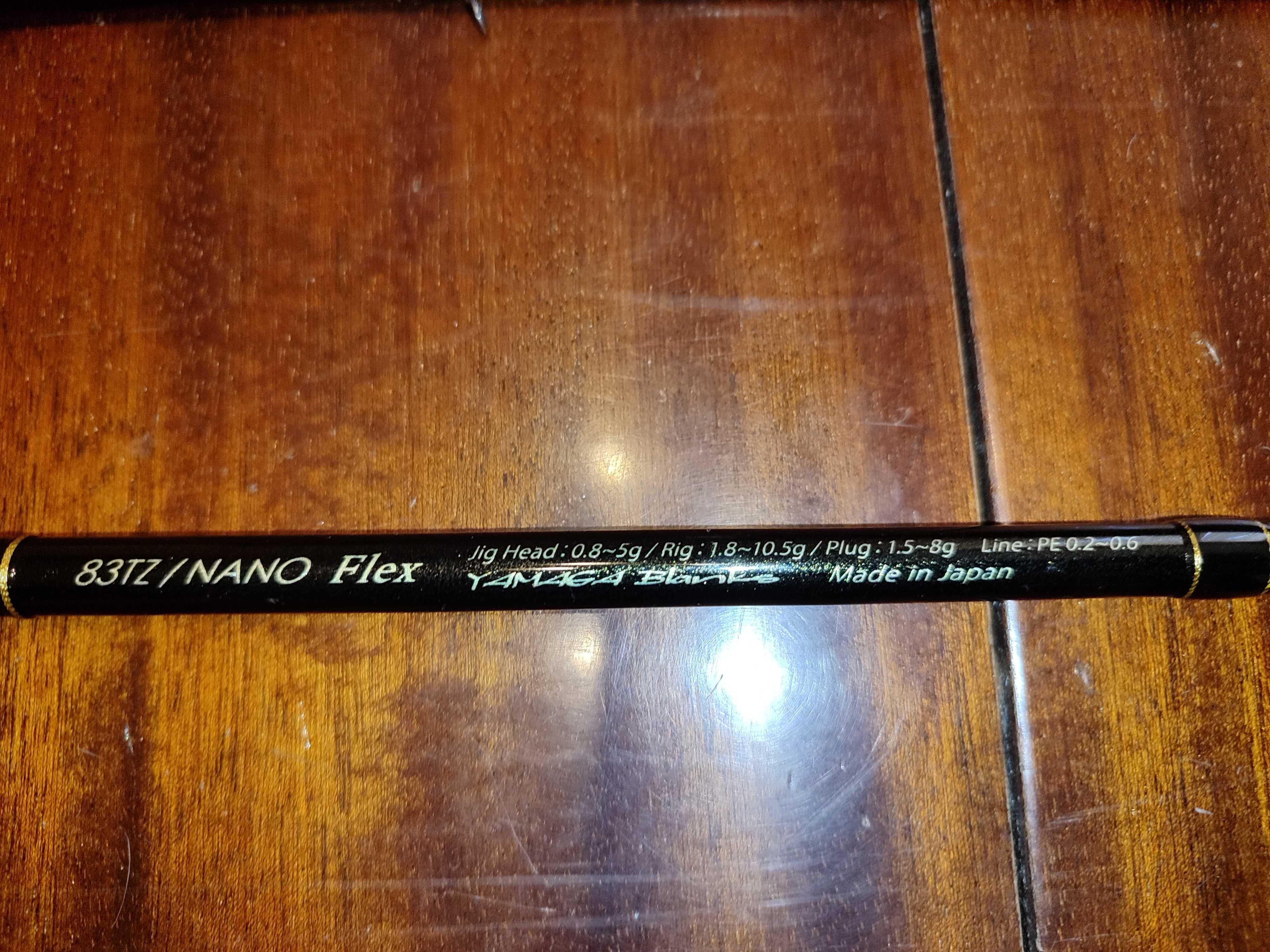 Въдици Yamaga Blanks BlueCurrent 74TZ Global и Yamaga 83TZNano Flex.
