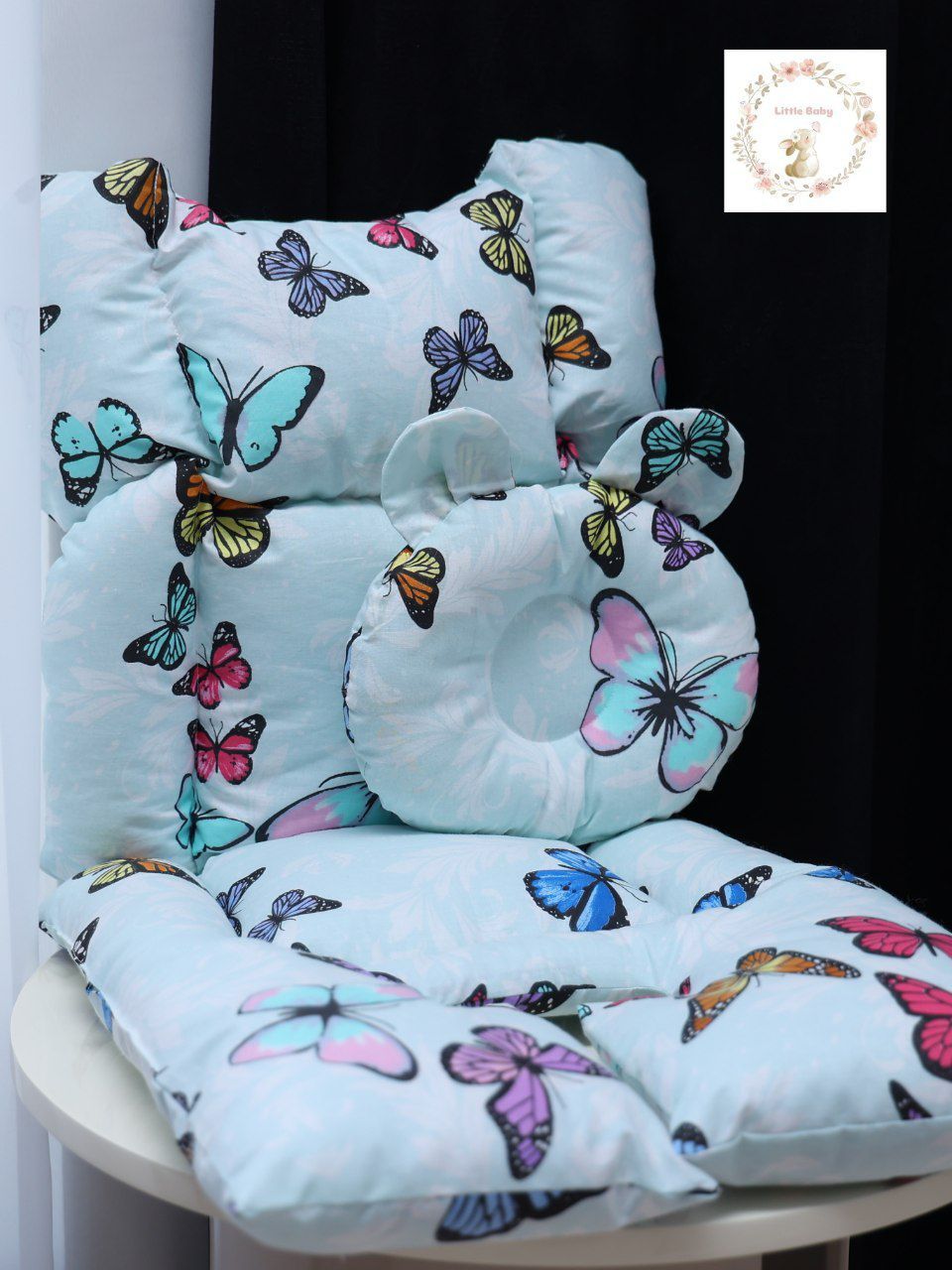 Kolyaska uchun universal matras va yostiqcha