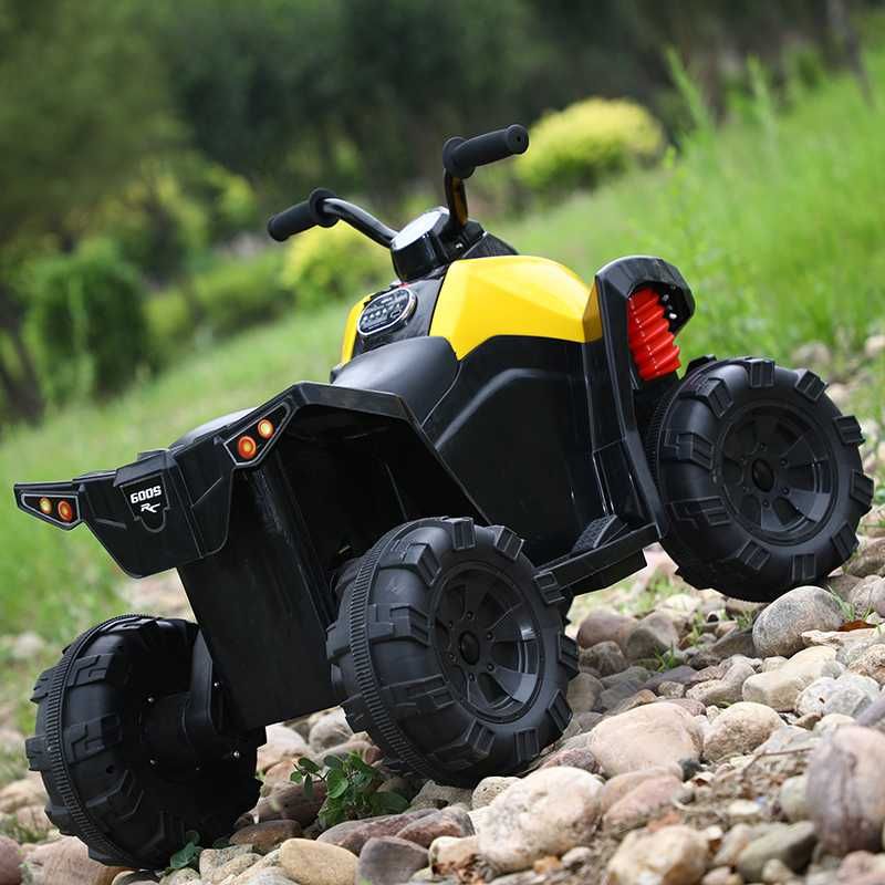 ATV electic pentru copii Kinderauto Wolf 70W 12V Premium #Galben