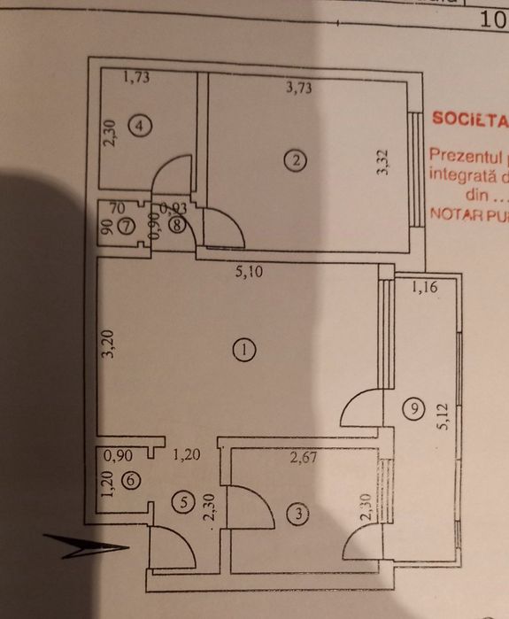 VAND  APARTAMENT  Tiglina 2 Galati